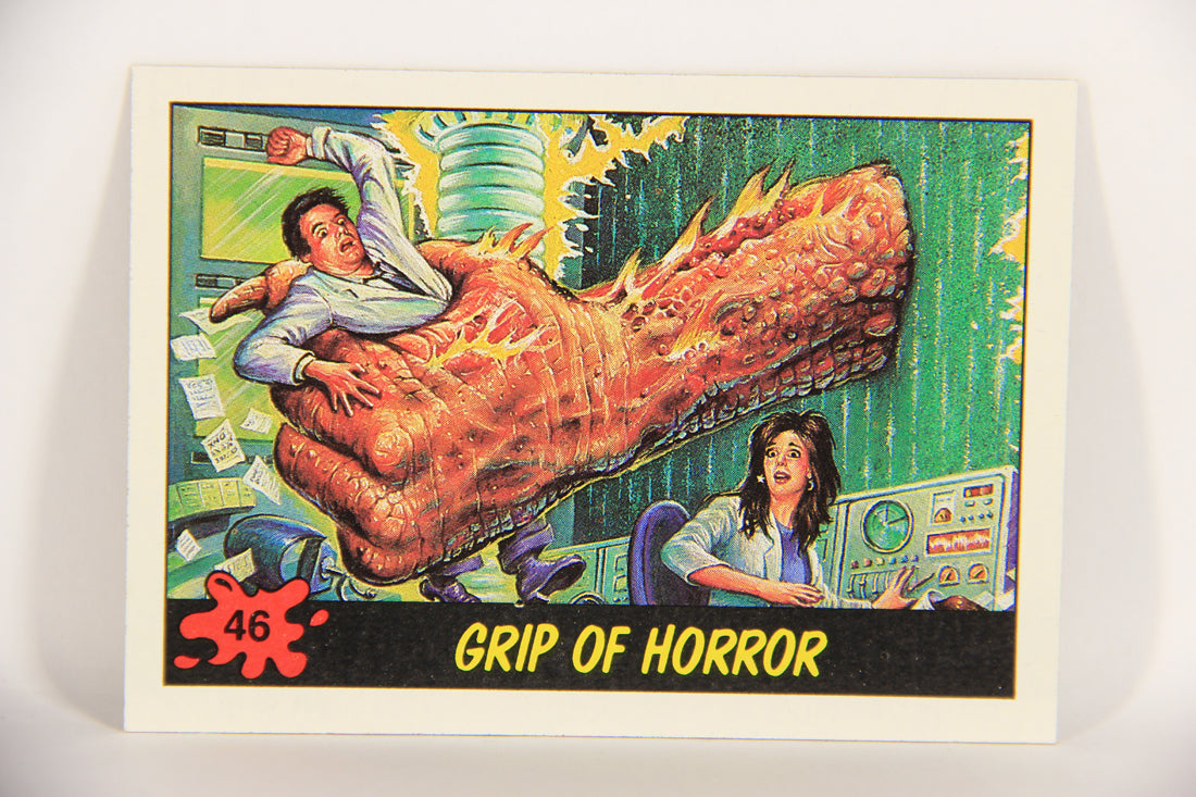 Dinosaurs Attack 1988 Vintage Trading Card #46 Grip Of Horror ENG L021233
