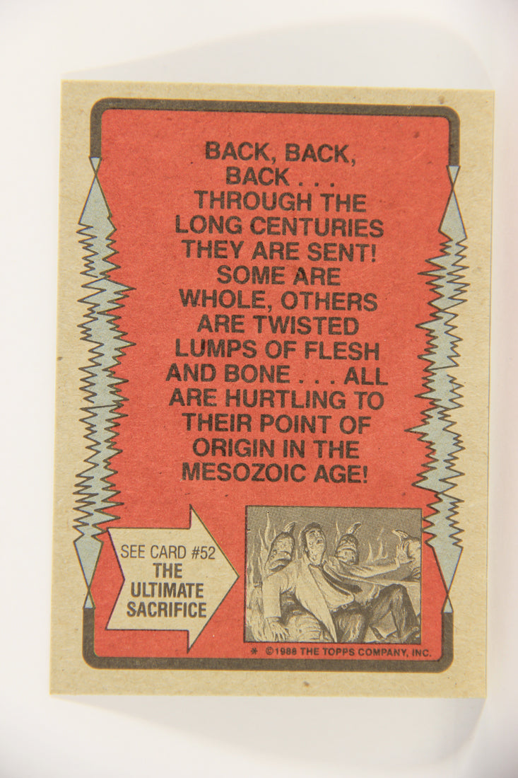 Dinosaurs Attack 1988 Vintage Trading Card #51 Time Twister ENG L021236