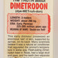 Dinosaurs Attack 1988 Vintage Sticker Trading Card #3 Dimetrodon ENG L021240