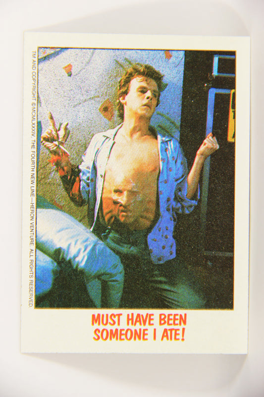 Fright Flicks 1988 Trading Card #15 Must Have Been Someone I Ate NOES ENG Topps L021252