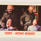 Fright Flicks 1988 Trading Card #26 Sorry Wrong Answer - AAWIL ENG Topps L021256