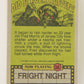 Fright Flicks 1988 Card #36 What Do You Mean I Just Had A Manicure ENG Topps L021259