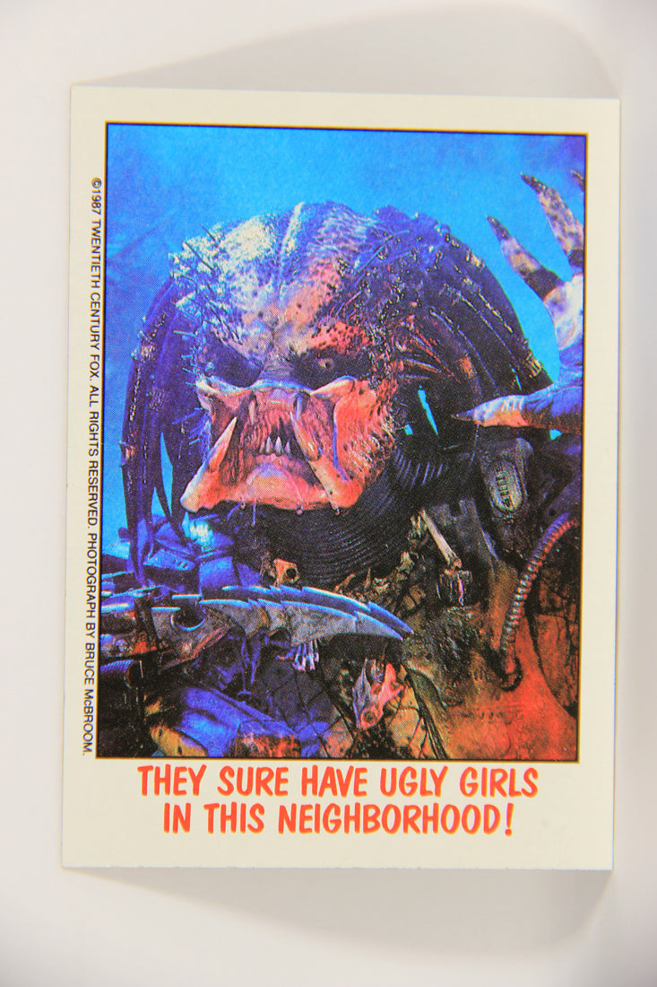 Fright Flicks 1988 Card #38 They Sure Have Ugly Girls In This Neighborhood - Topps L021260