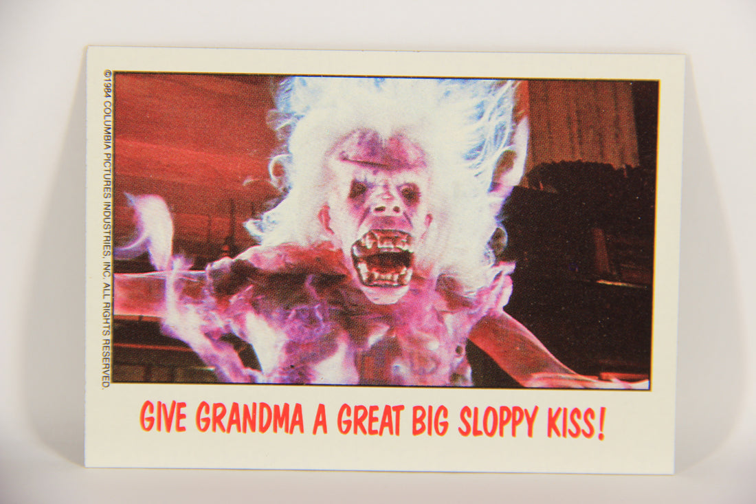 Fright Flicks 1988 Card #39 Give Grandma A Great Big Sloppy Kiss ENG Topps L021261