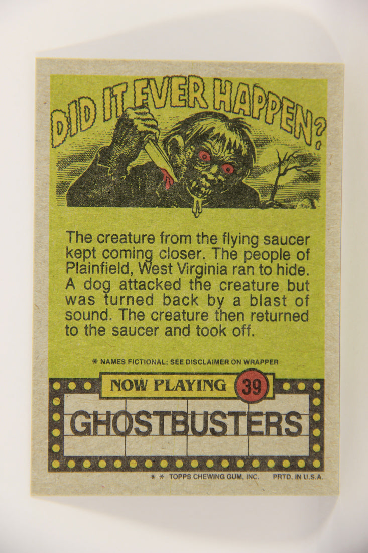 Fright Flicks 1988 Card #39 Give Grandma A Great Big Sloppy Kiss ENG Topps L021261