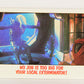 Fright Flicks 1988 Card #40 No Job Is Too Big For Your Local Exterminator ENG Topps L021262
