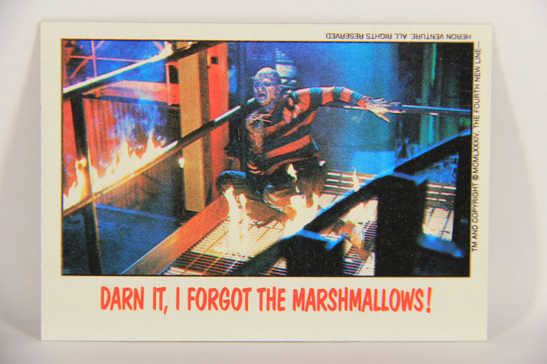 Fright Flicks 1988 Card #41 Darn It I Forgot the Marshmallows - NOES ENG Topps L021263