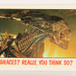 Fright Flicks 1988 Trading Card #46 Braces Really You Think So - Aliens ENG Topps L021264