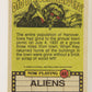Fright Flicks 1988 Trading Card #46 Braces Really You Think So - Aliens ENG Topps L021264