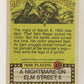 Fright Flicks 1988 Card #47 Nest Time I'll Use An Electric Razor - NOES ENG Topps L021265