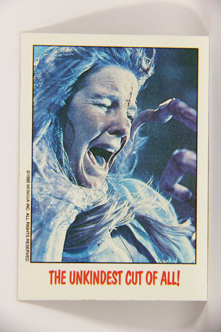 Fright Flicks 1988 Card #48 The Unkindest Cut Of All - Pumpkinhead ENG Topps L021266