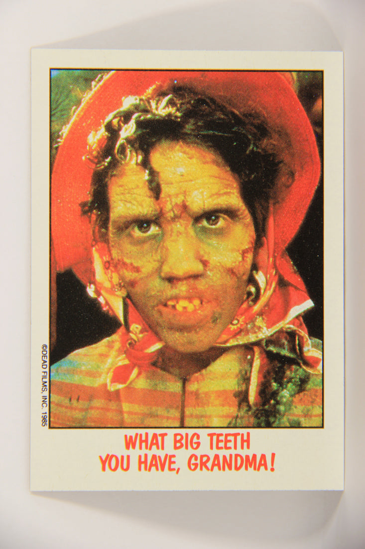 Fright Flicks 1988 Trading Card #69 What Big Teeth You Have Grandma ENG Topps L021274