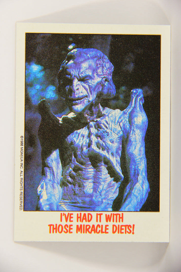 Fright Flicks 1988 Trading Card #72 I've Had It with Those Miracle Diets ENG Topps L021275