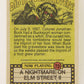 Fright Flicks 1988 Trading Card #75 And For My Next Shadow Picture - NOES Topps L021277