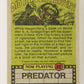 Fright Flicks 1988 Card #88 I've Got A Bone To Pick With You - Predator ENG Topps L021280