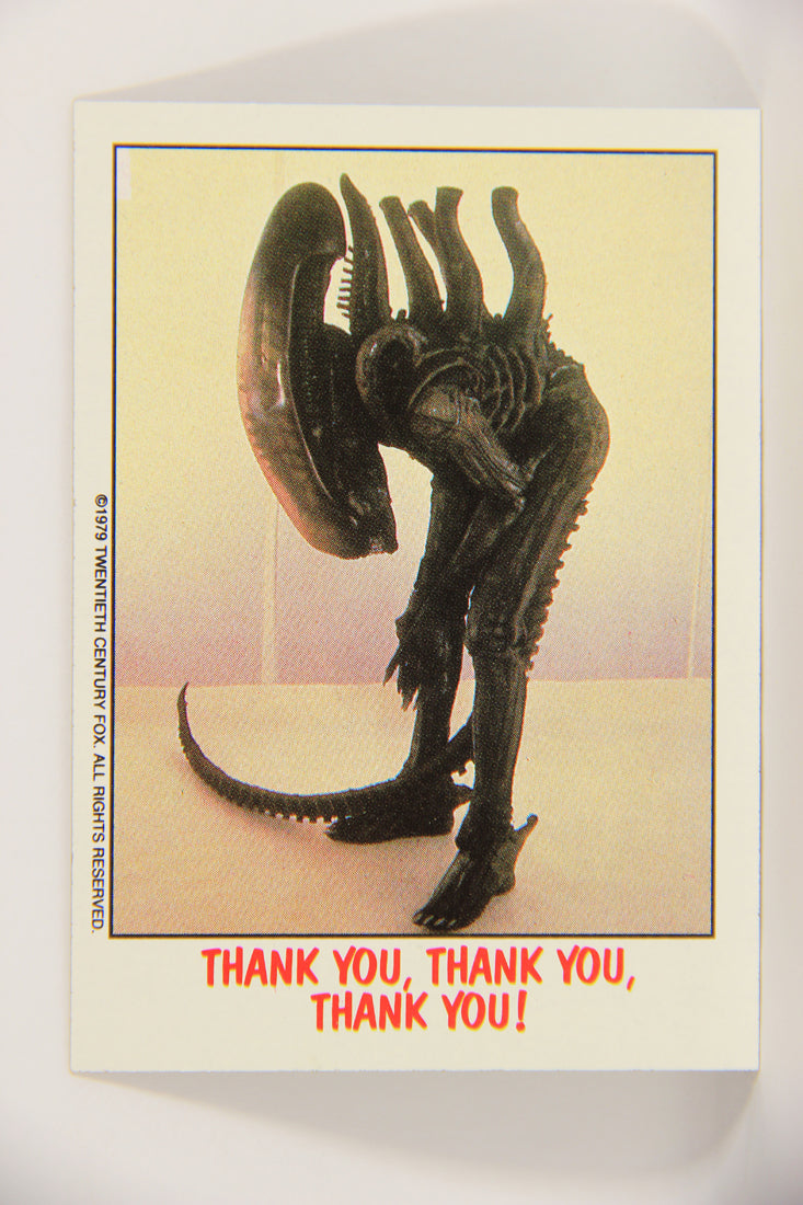 Fright Flicks 1988 Trading Card #90 Thank You Thank You Thank You - Alien Topps L021282