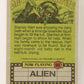 Fright Flicks 1988 Trading Card #90 Thank You Thank You Thank You - Alien Topps L021282