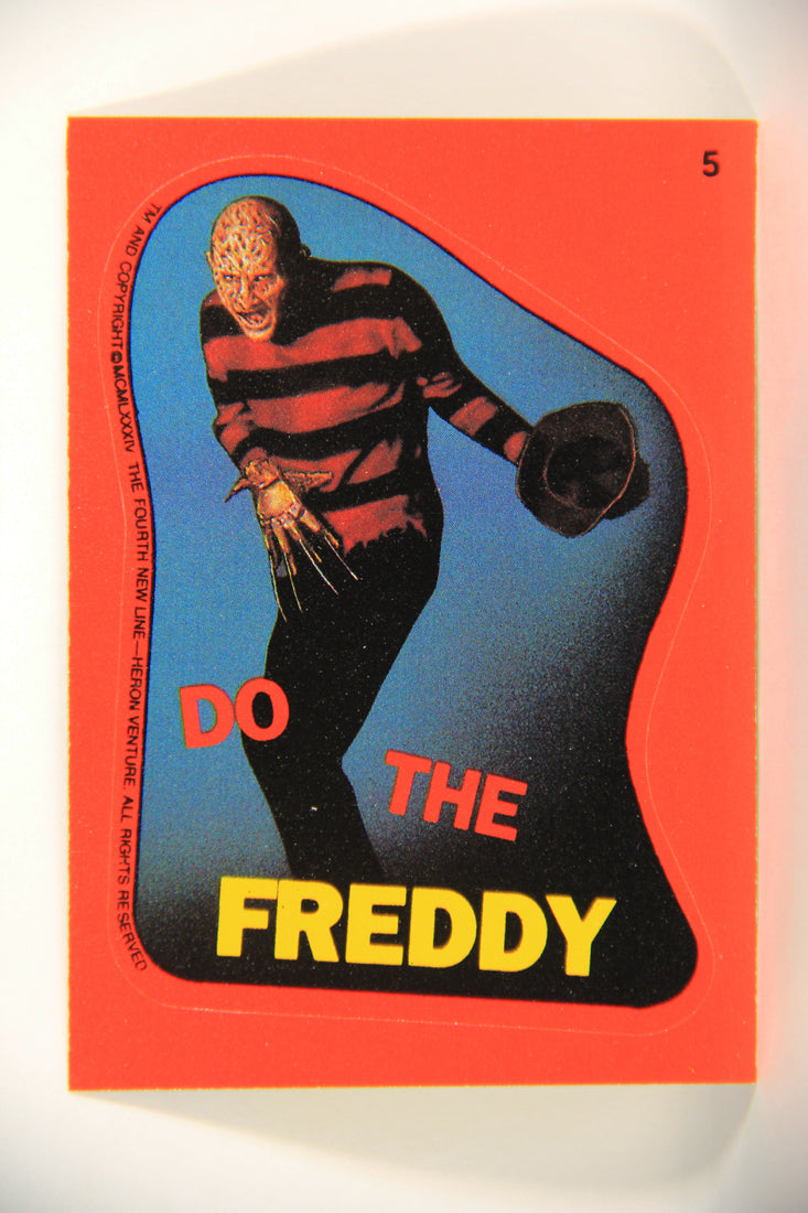 Fright Flicks 1988 Trading Card Sticker #5 Do The Freddy - NOES ENG Topps L021287