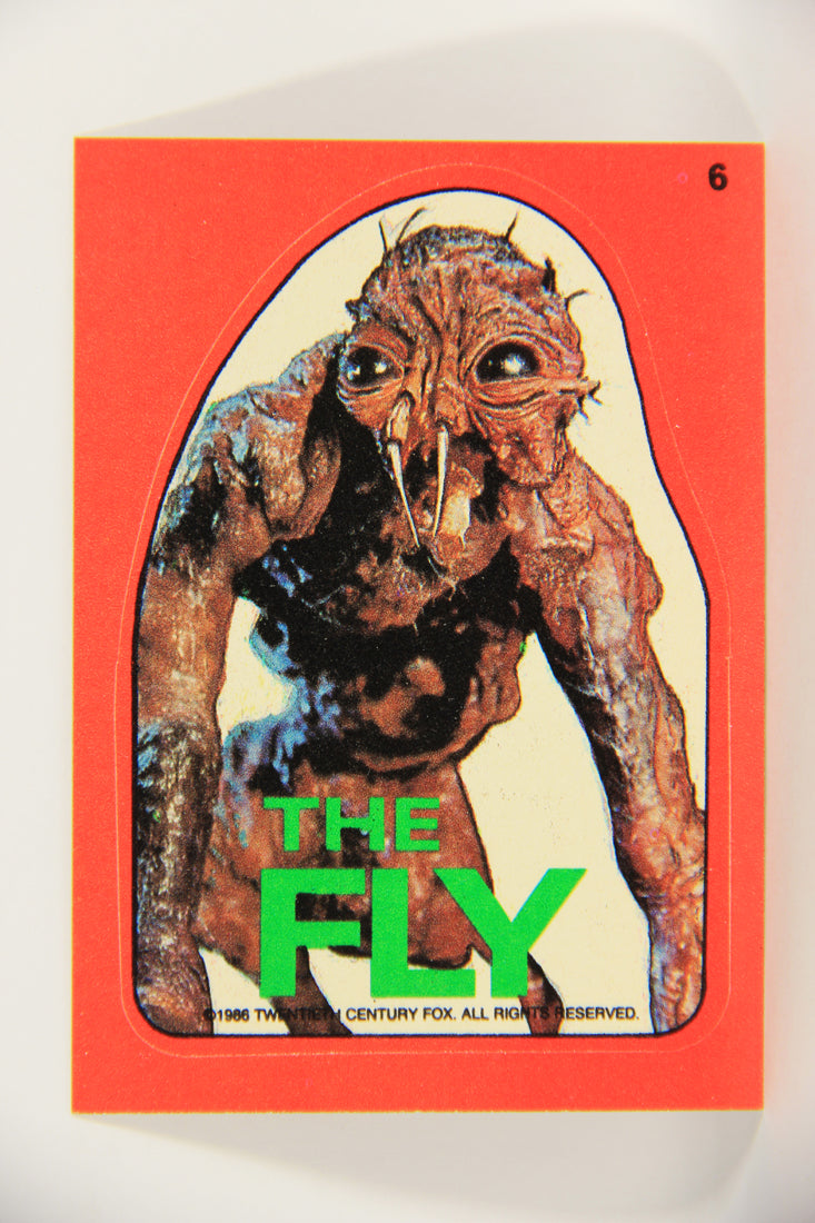 Fright Flicks 1988 Trading Card Sticker #6 The Fly ENG Topps L021288