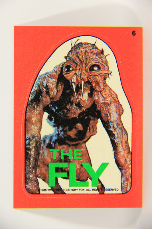 Fright Flicks 1988 Trading Card Sticker #6 The Fly ENG Topps L021288