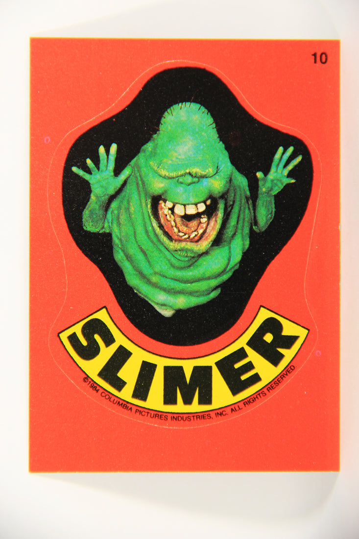 Fright Flicks 1988 Trading Card Sticker #10 Slimer - Ghostbusters ENG Topps L021292