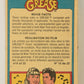 Grease 1978 Trading Card #1 Danny And Sandy FR-ENG O-Pee-Chee L021294