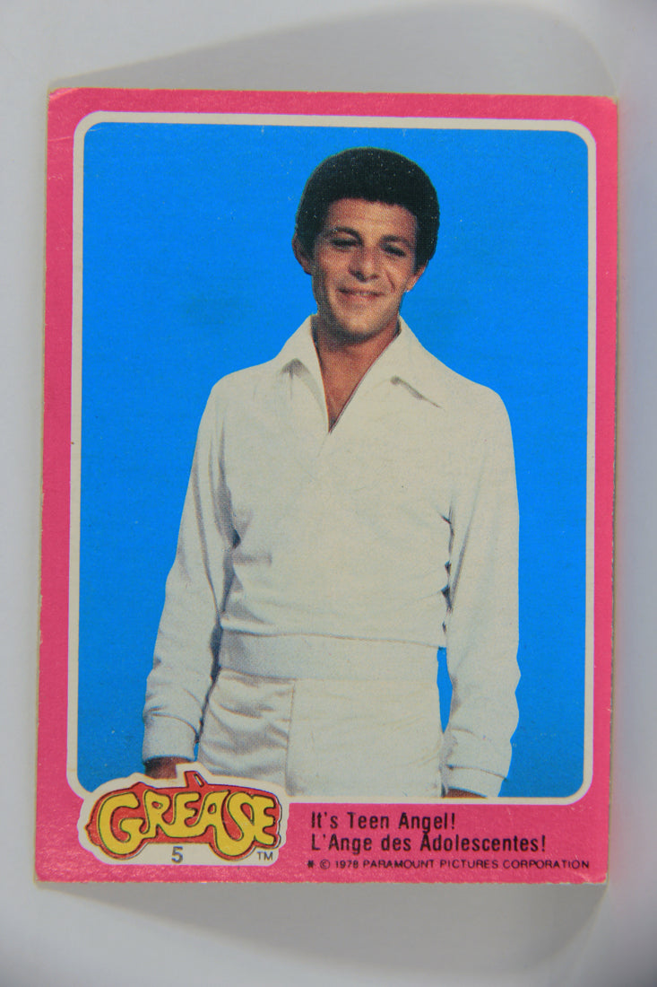 Grease 1978 Trading Card #5 It's Teen Angel FR-ENG O-Pee-Chee L021298
