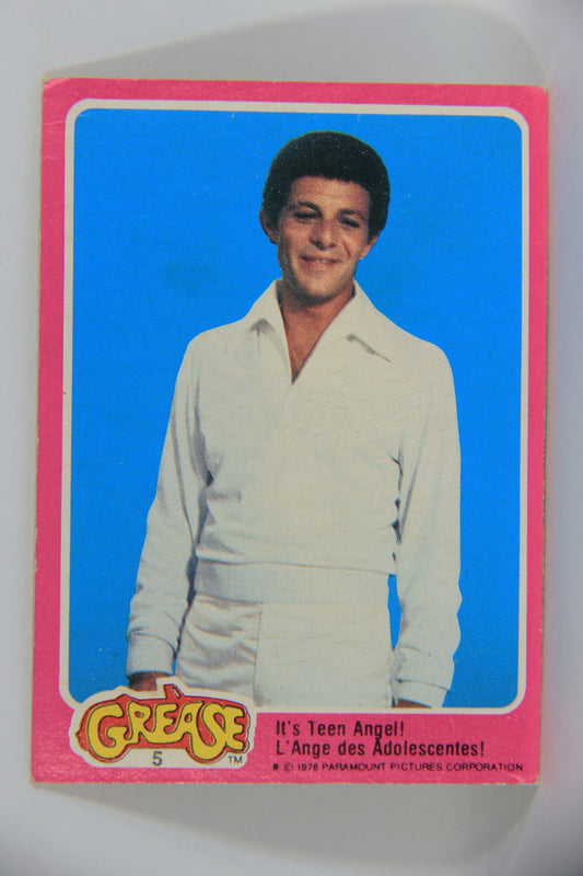 Grease 1978 Trading Card #5 It's Teen Angel FR-ENG O-Pee-Chee L021298