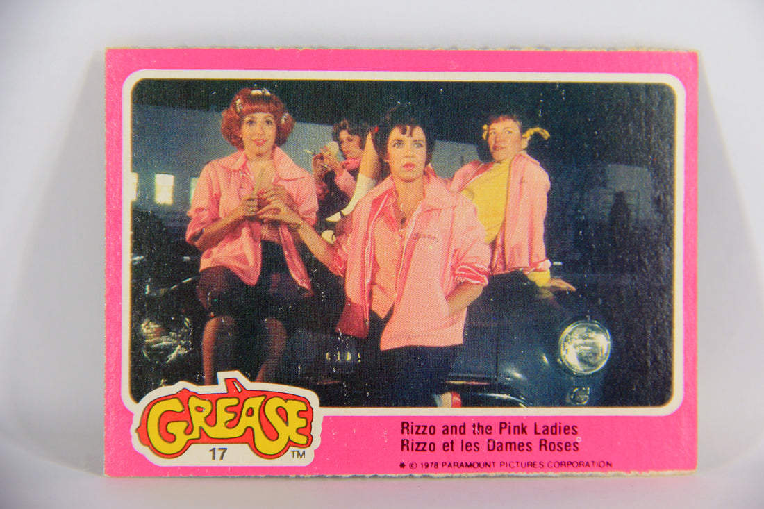 Grease 1978 Trading Card #17 Rizzo And The Pink Ladies FR-ENG O-Pee-Chee L021310