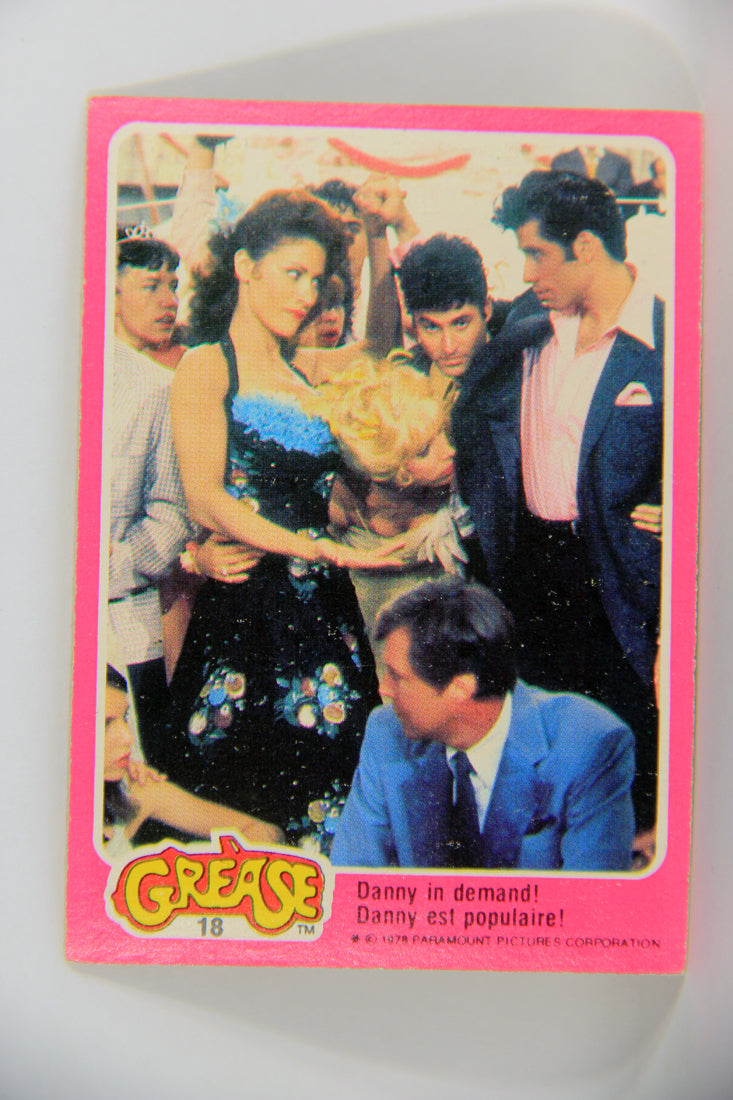 Grease 1978 Trading Card #18 Danny In Demand FR-ENG O-Pee-Chee L021311