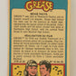 Grease 1978 Trading Card #24 The Big Rama-Lama-Ding-Dong FR-ENG OPC L021317