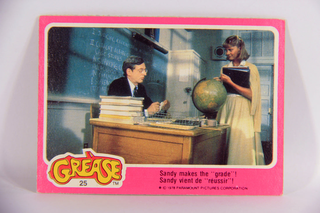 Grease 1978 Trading Card #25 Sandy Makes The Grade FR-ENG O-Pee-Chee L021318