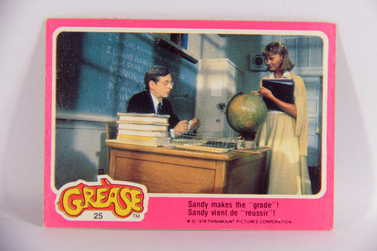 Grease 1978 Trading Card #25 Sandy Makes The Grade FR-ENG O-Pee-Chee L021318