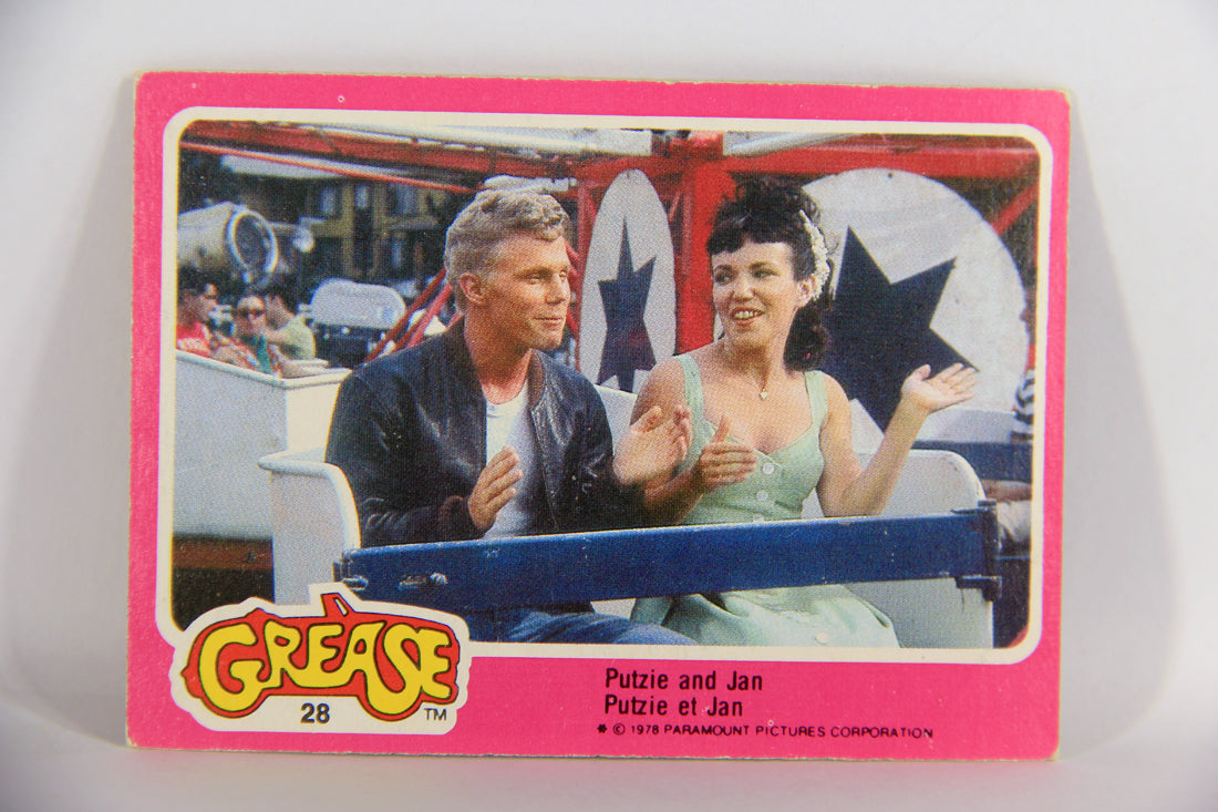 Grease 1978 Trading Card #28 Putzie And Jan FR-ENG O-Pee-Chee L021321