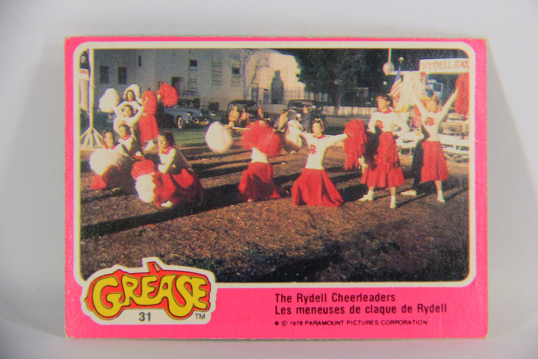 Grease 1978 Trading Card #31 The Rydell Cheerleaders FR-ENG O-Pee-Chee L021324