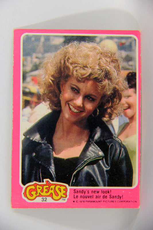 Grease 1978 Trading Card #32 Sandy's New Look FR-ENG O-Pee-Chee L021325