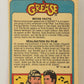 Grease 1978 Trading Card #37 Eve Arden As Principal McGee FR-ENG O-Pee-Chee L021330