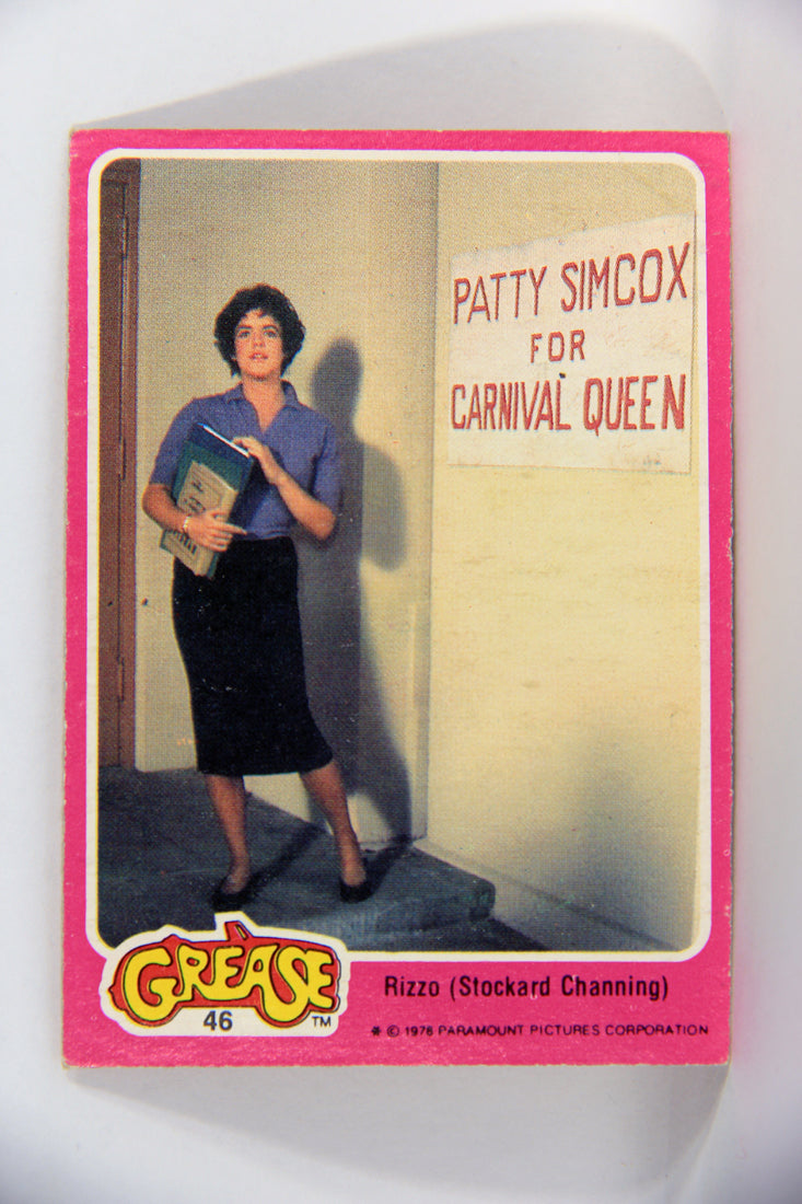 Grease 1978 Trading Card #46 Rizzo (Stockard Channing) FR-ENG O-Pee-Chee L021339