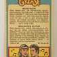 Grease 1978 Trading Card #59 The Fine Art Of Baseball FR-ENG O-Pee-Chee L021352