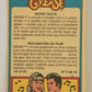 Grease 1978 Trading Card #61 Thunderbirds Are Go FR-ENG O-Pee-Chee L021354