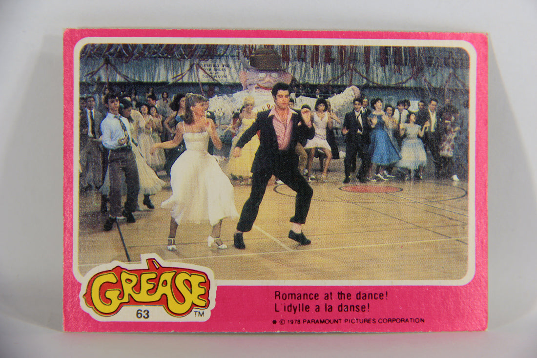 Grease 1978 Trading Card #63 Romance At The Dance FR-ENG O-Pee-Chee L021356