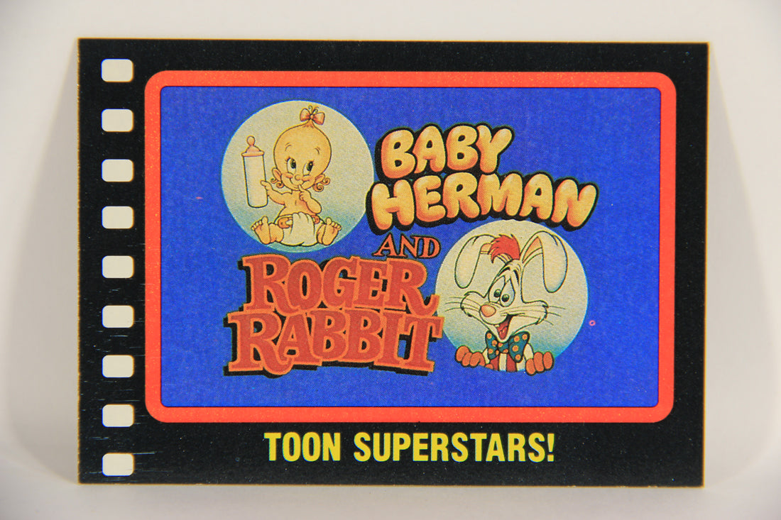 Who Framed Roger Rabbit 1988 Trading Card #2 Toon Superstars ENG Topps L021361