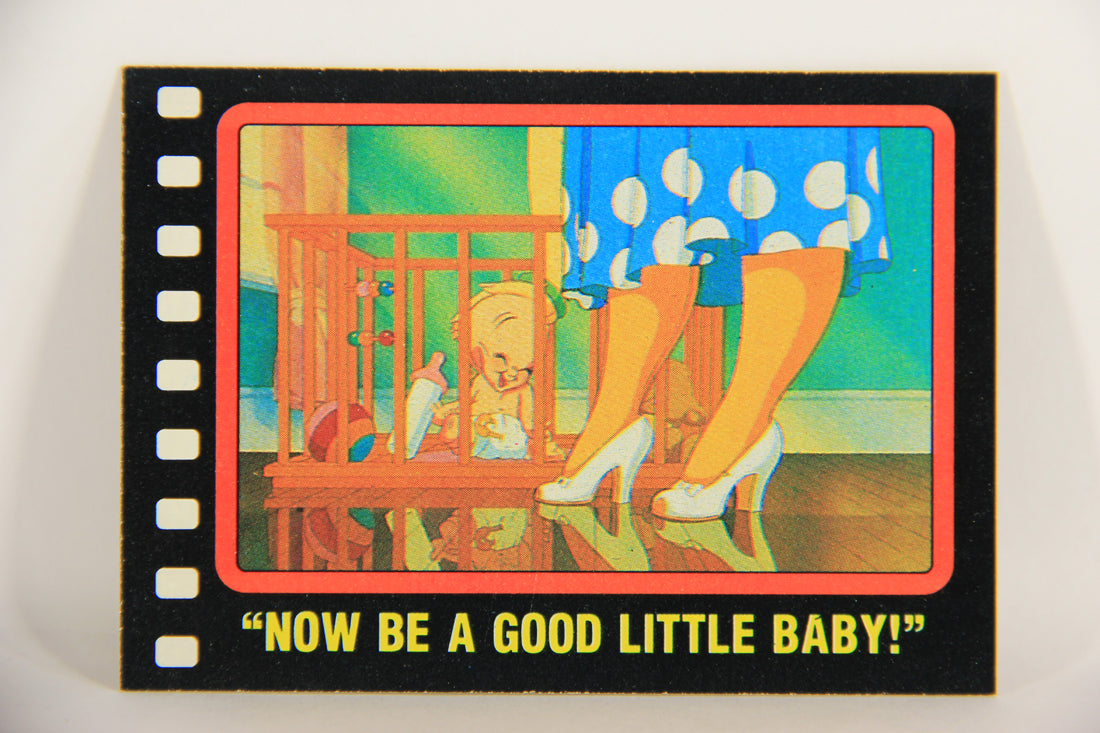 Who Framed Roger Rabbit 1988 Trading Card #4 Now Be A Good Little Baby ENG Topps L021363