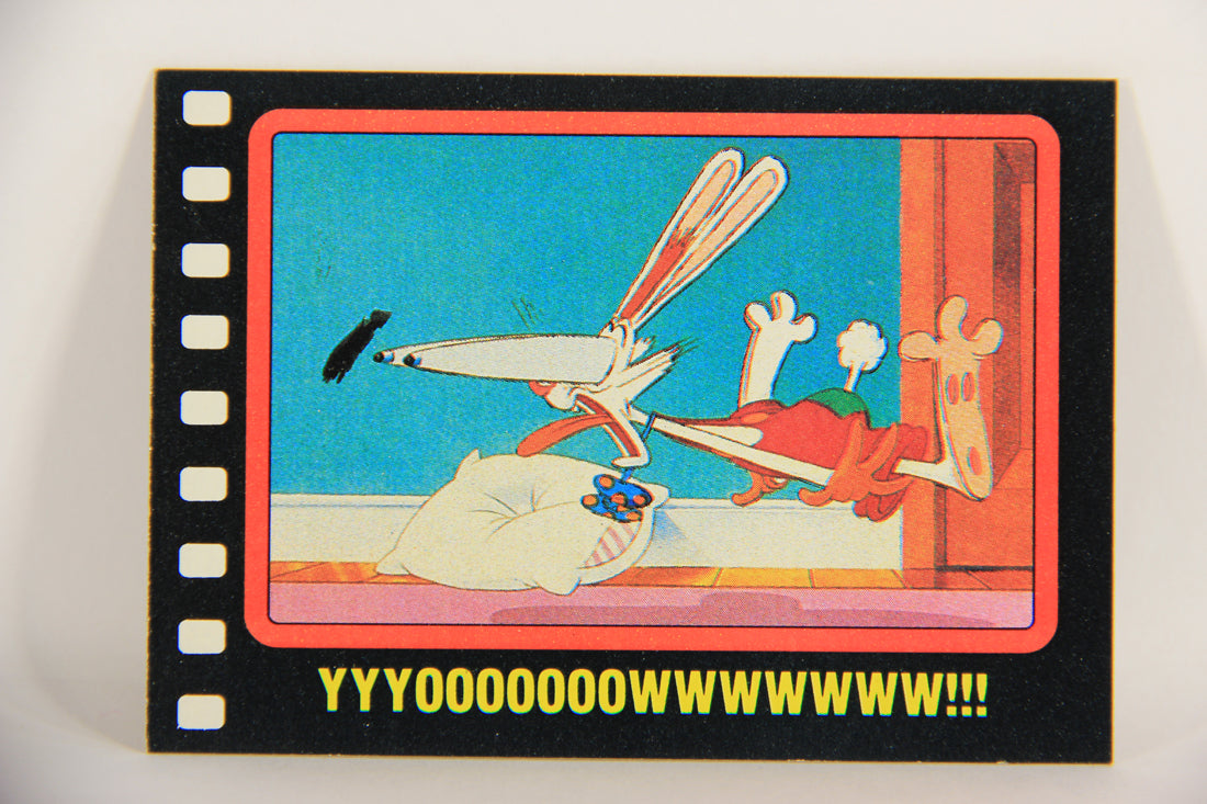 Who Framed Roger Rabbit 1988 Trading Card #8 Yyyooooooowwwwwww ENG Topps L021367
