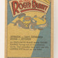 Who Framed Roger Rabbit 1988 Trading Card #14 One Roasted Rabbit ENG Topps L021373