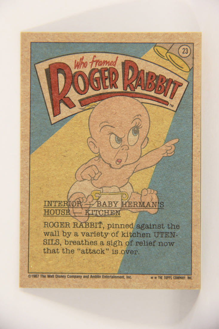Who Framed Roger Rabbit 1988 Trading Card #23 Whew ENG Topps L021382