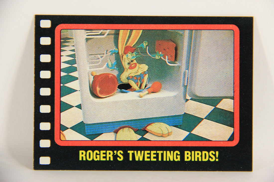 Who Framed Roger Rabbit 1988 Trading Card #27 Roger's Tweeting Birds ENG Topps L021386