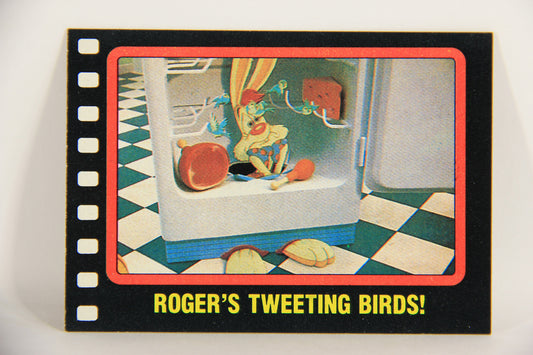 Who Framed Roger Rabbit 1988 Trading Card #27 Roger's Tweeting Birds ENG Topps L021386