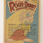 Who Framed Roger Rabbit 1988 Trading Card #28 Cut ENG Topps L021387