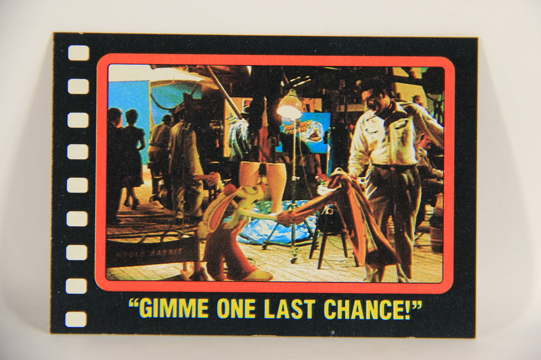 Who Framed Roger Rabbit 1988 Trading Card #30 Gimme One Last Chance ENG L021389